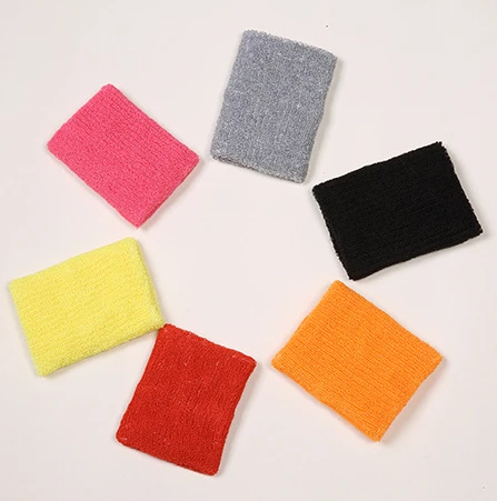 1PC Colorful Cotton Unisex Sport Sweatband Wristband Wrist Protector Gym Running Sport Safety Wrist Support Brace Wrap Bandage 6