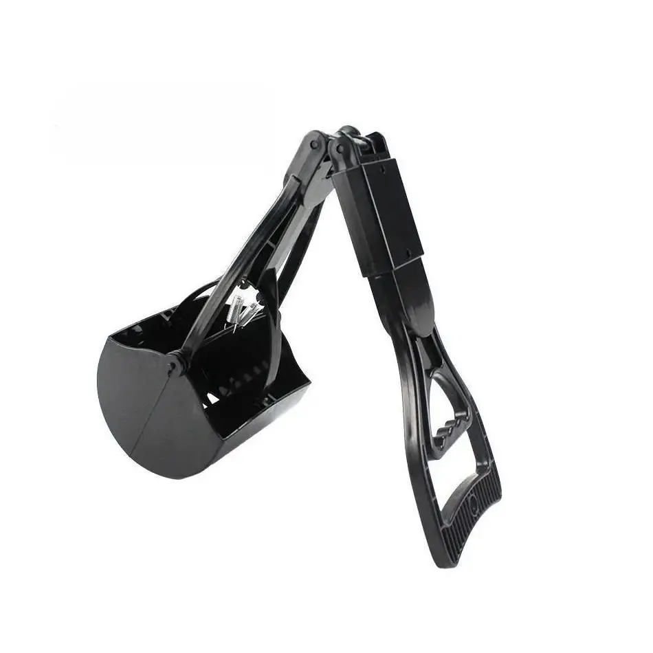 1 Pcs Foldable Pet Pooper Scooper Long Handle Dog Poop Scoop Clip Shovel Easy Pick Up Animal Feces Picker Outdoor Cleaning Tools