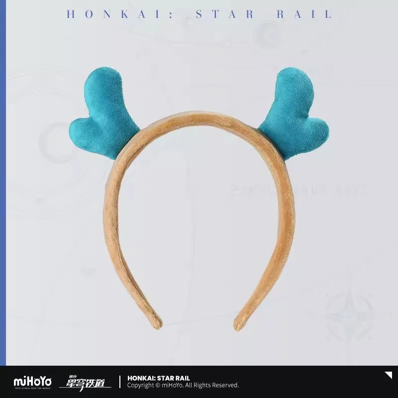 Pre Vendita Mihoyo Ufficiale Honkai Star Rail Holiday Little Green Dragon Hair Bands Anime Fashion Surround Cosplay Gifts
