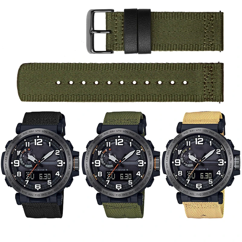 WRISTARMOR Cinturino In Resina 24mm Con Rilascio Rapido Per Casio GA-2000, PRW-6600, PRG-600/650 – Sostituzione Uomo
