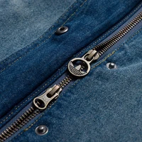 Adidas (Adidas) Trefoil Jacket Veste unisexe en denim pour couple, vêtements de sport coupe-vent, veste décontractée et tendance Ke1072 5