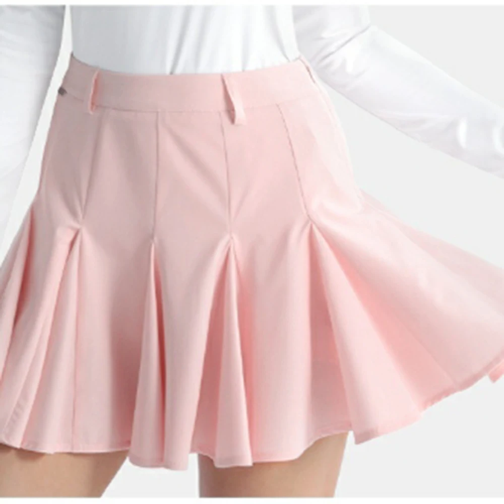 PGM Golf Clothing Women's Summer Sports A-line Puff Pleated Short Skirt Sports Ruffle High Waist Skirt Golf Tennis Wear
