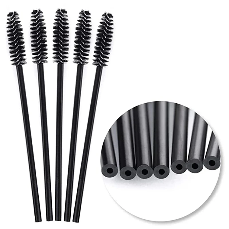 50/1000pcs Disposable Eyelash Brushes Eyelashes Extension Tools Eyebrow Brush Mascara Wands Applicator Spoolers Makeup Tools 5