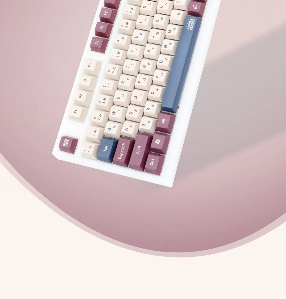 gks ensemble de capuchons de touches pour profil pbt tkl ansi