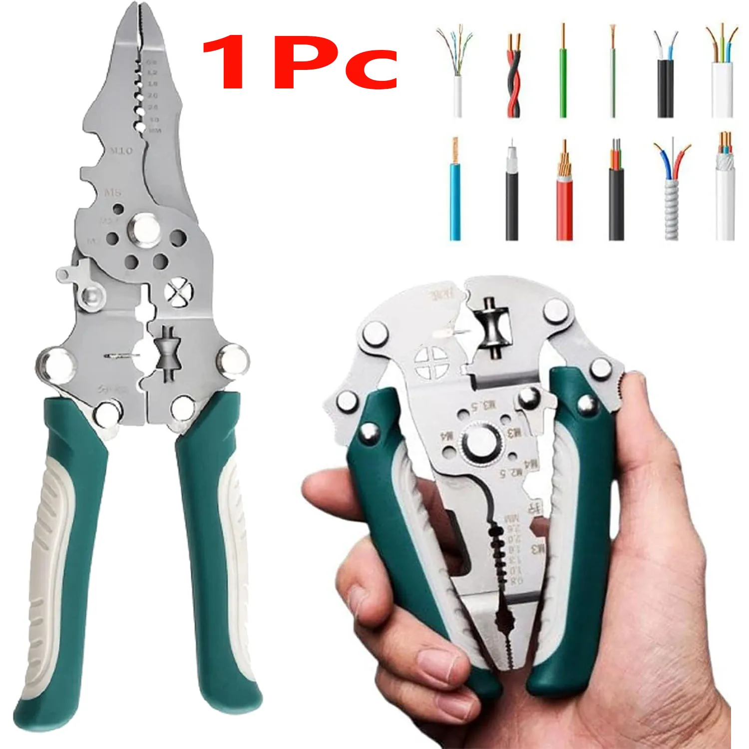 Foldable Wire Stripper with Pulley Design - Product Image 7