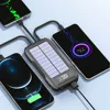 20000/10000mAh 4 Output Portable Charger Solar Power Bank For Cell Phone 3