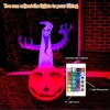 Inflatable Pumpkin Ghost Halloween Decorations Battery Powered With LED Lights Outdoor Holiday Decorations PVC Material For Home 6
