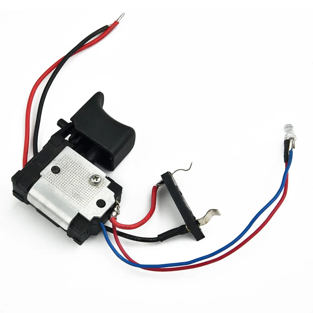 Electric Drill Switch Replacement, Powerful Speed Control, Black Color, Plastic And Metal Material, Model FA2 16/1WEK