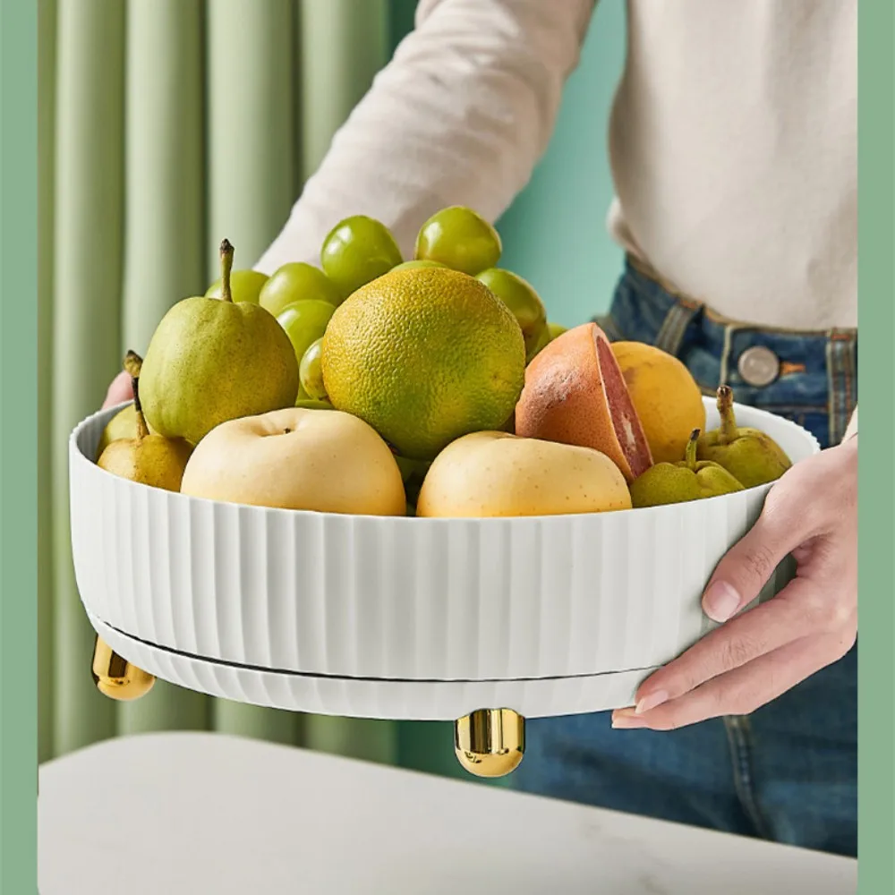 360 Degrees Rotating Plastic Storage Box Tray For Kitchen Seasoning Skin Care Cosmetics Perfume Desktop