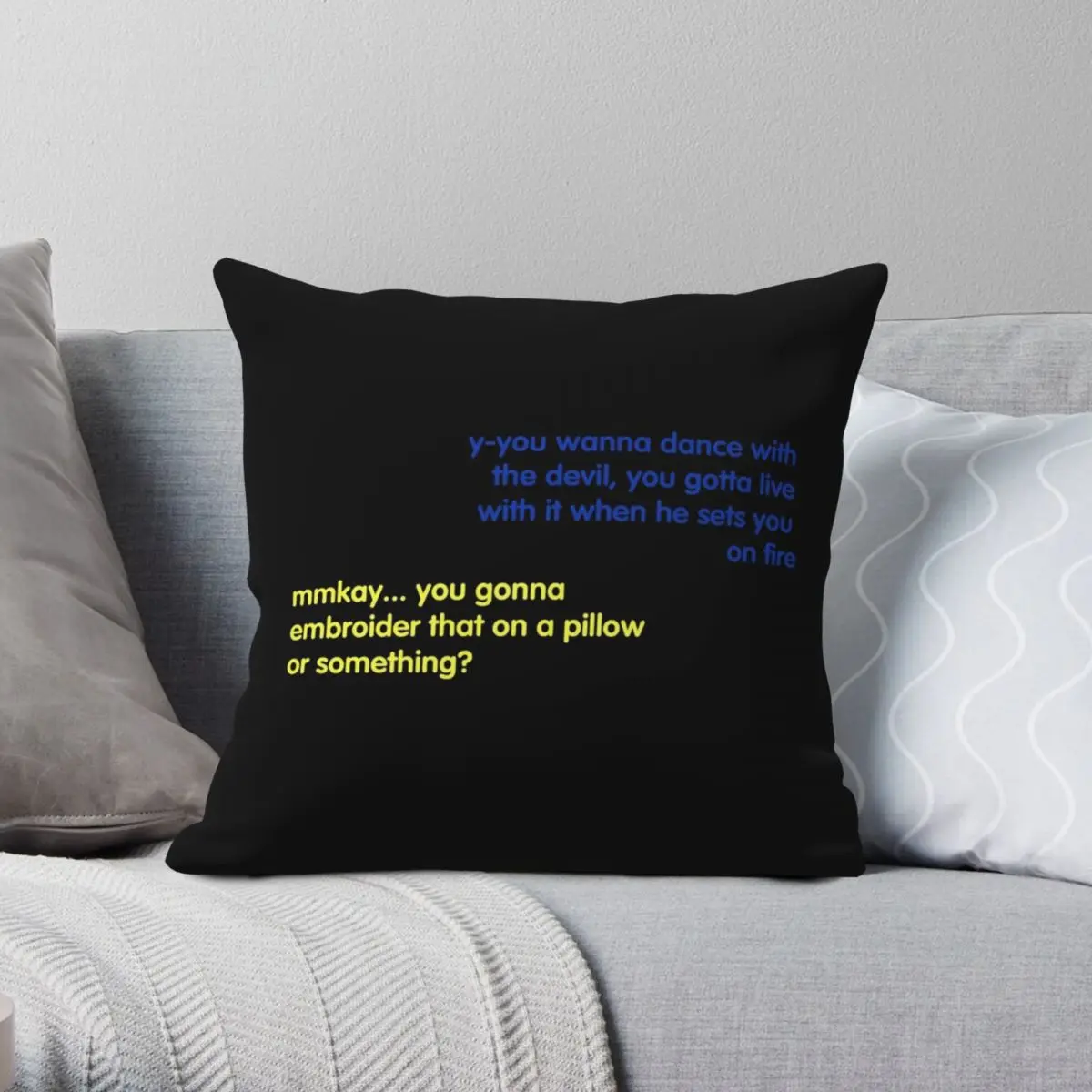 

Buzzfeed Unsolved Ryan Bergara Square Pillowcase Polyester Linen Velvet Creative Zip Decorative Pillow Case Sofa Cushion Cover