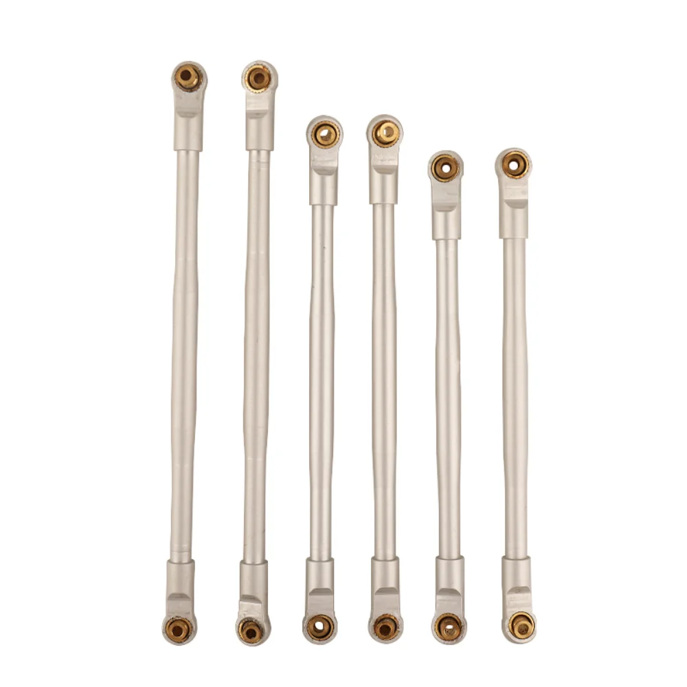8 Pcs Metal Link Rod Linkage Rear Trailing Arm Set for AXIAL RBX10 Ryft 1/10 RC Crawler Upgrade Parts Accessories 4