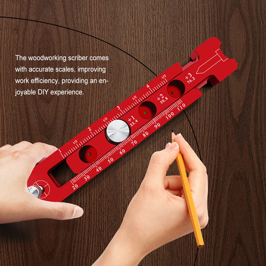 

Woodworking Drawing Compass Carpenters Circle Scriber Engineering Hand Tool