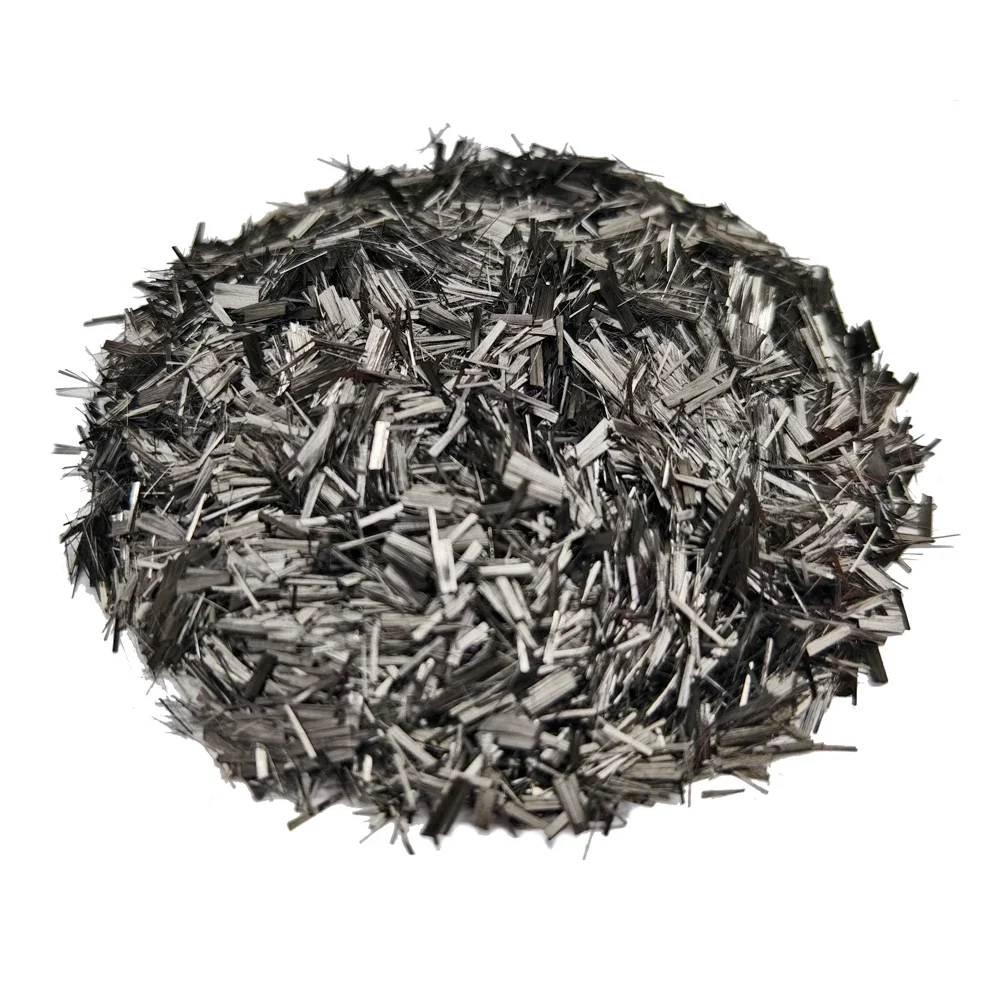 12K 3mm 6mm 단조 탄소 섬유, 고강도 절단 탄소, 쉽게 분산되는, DIY 자동차 낚싯대 스케이트보드