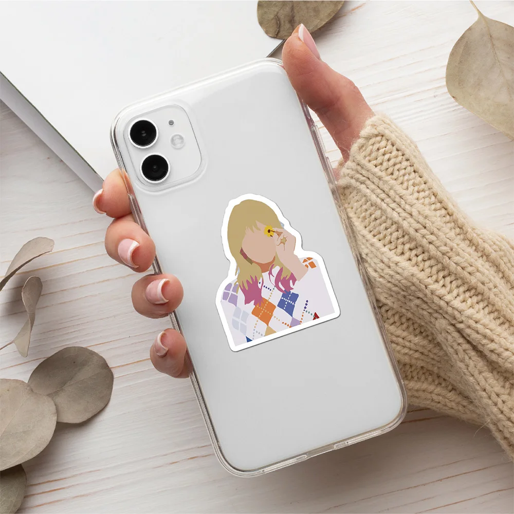 10/30/50/100pcs Taylor Alison Swift Folk Song Midnights Stickers Aesthetic  DIY Guitar Phone Case