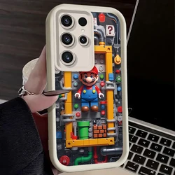 Soft Phone Case with Building Blocks M - Marios Design - Galaxy A57 5G (1)