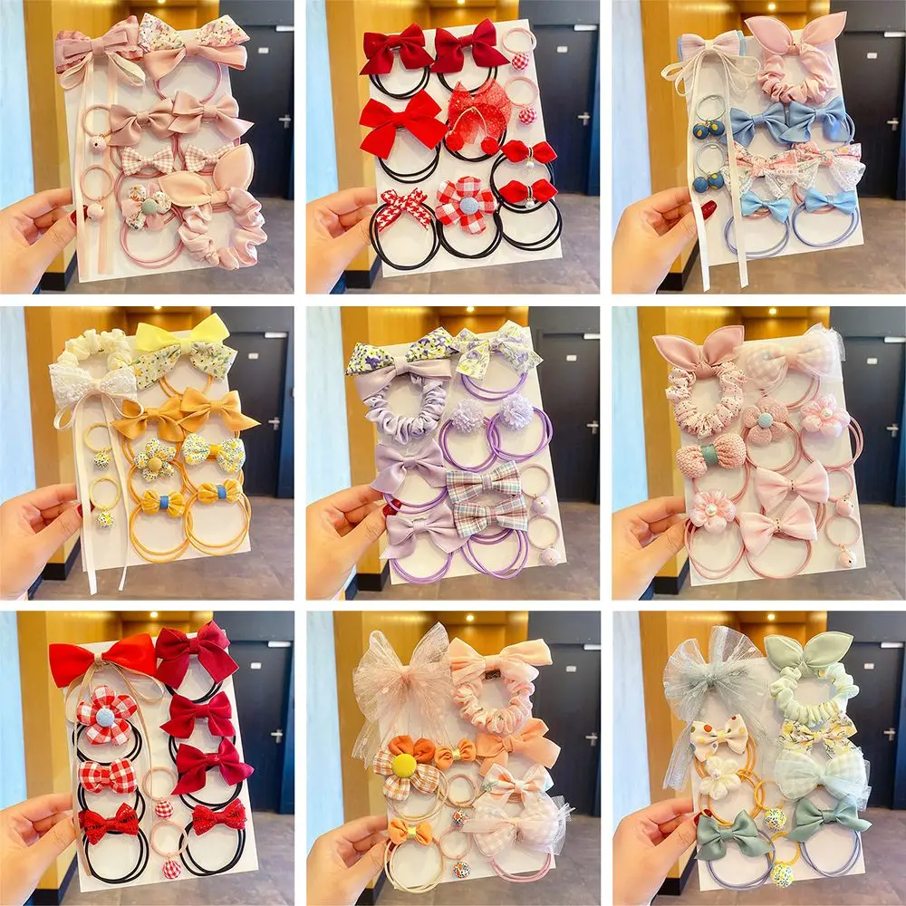 

Girls Cartoon Elastic Hair Band Baby Hair Rope Kids Ponytail Rubber Band Children Hair Accessories
