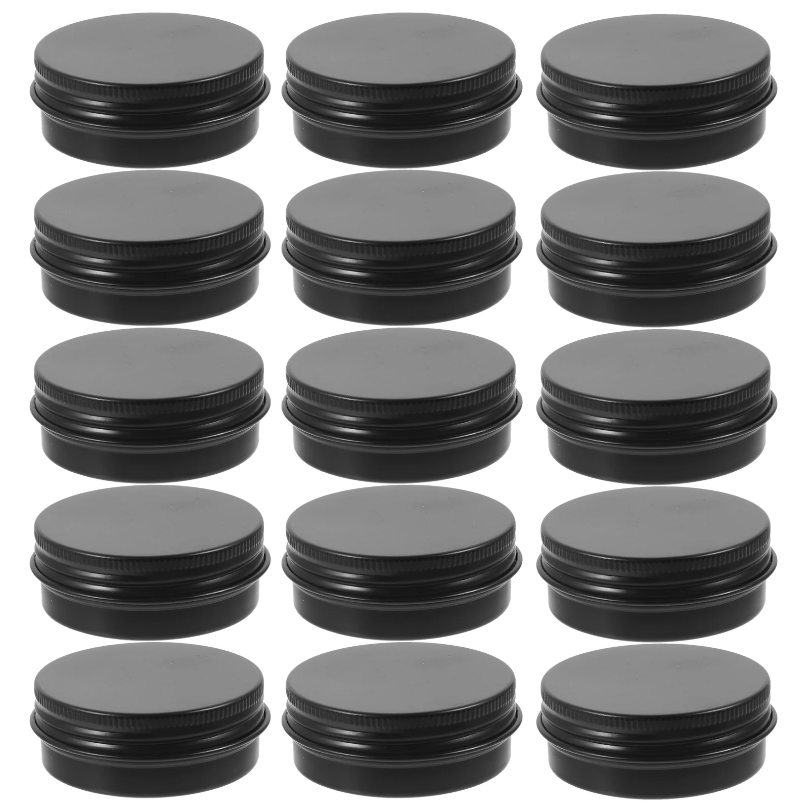 

20 шт. Резьбовая алюминиевая коробка, многоразовая банка, винтовая крышка, косметические металлические круглые банки