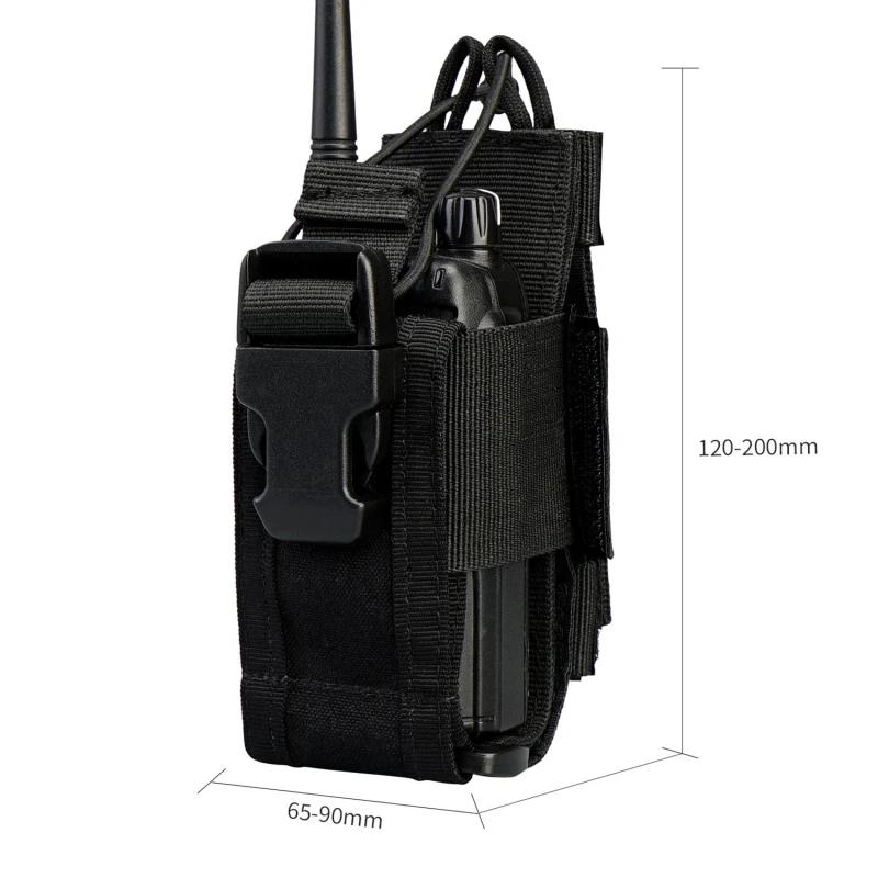 Radio Pouch Walkie Talkie Holster Nylon Waist Pack Belt Bag Pocket  Hunting Accessories 6