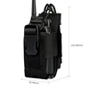 Radio Pouch Walkie Talkie Holster Nylon Waist Pack Belt Bag Pocket  Hunting Accessories 6