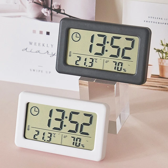 Fill Away Indoor Outdoor Thermometer Large Numbers Wall Thermometer Hygrometer Waterproof Does Not Require Battery 10 inch Wireless Hanging Hygrometer