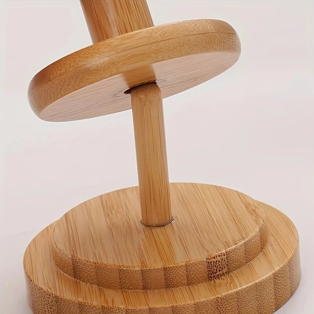 Bamboo And Wood Yarn Stand 4