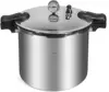 Barton Pressure 22-Quart Capacity Pressure Cooker Built-in Pressure Gauge with (1) Rack, Aluminum Polished 1