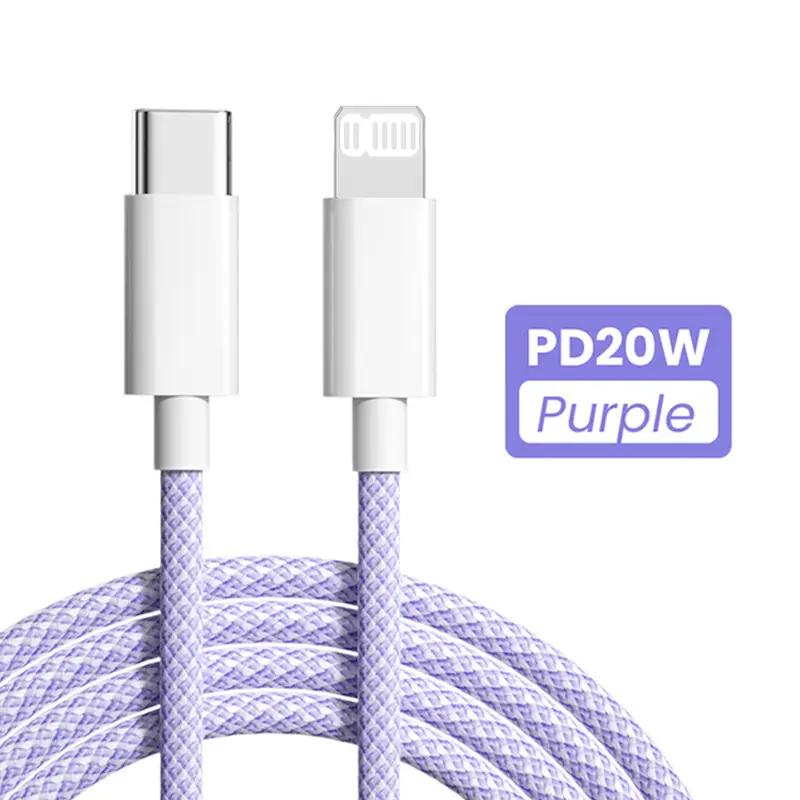 PD 20W USB C Cable For iPhone 14 13 12 11 Pro Max Xs 8 Plus iPad Wire 3A Fast Charging Cord Type C Data Cable for iPhone - Image 8