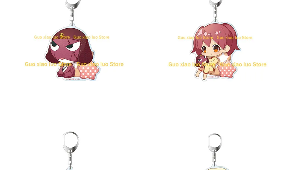 Keroro Gunso Chara Fuyuki Natsumi Momoka Angol Mois Tamama Giroro Kululu Koyuki Acryl Schlüsselanhänger Tasche Anhänger Schlüsselanhänger Geschenk – Detail 5