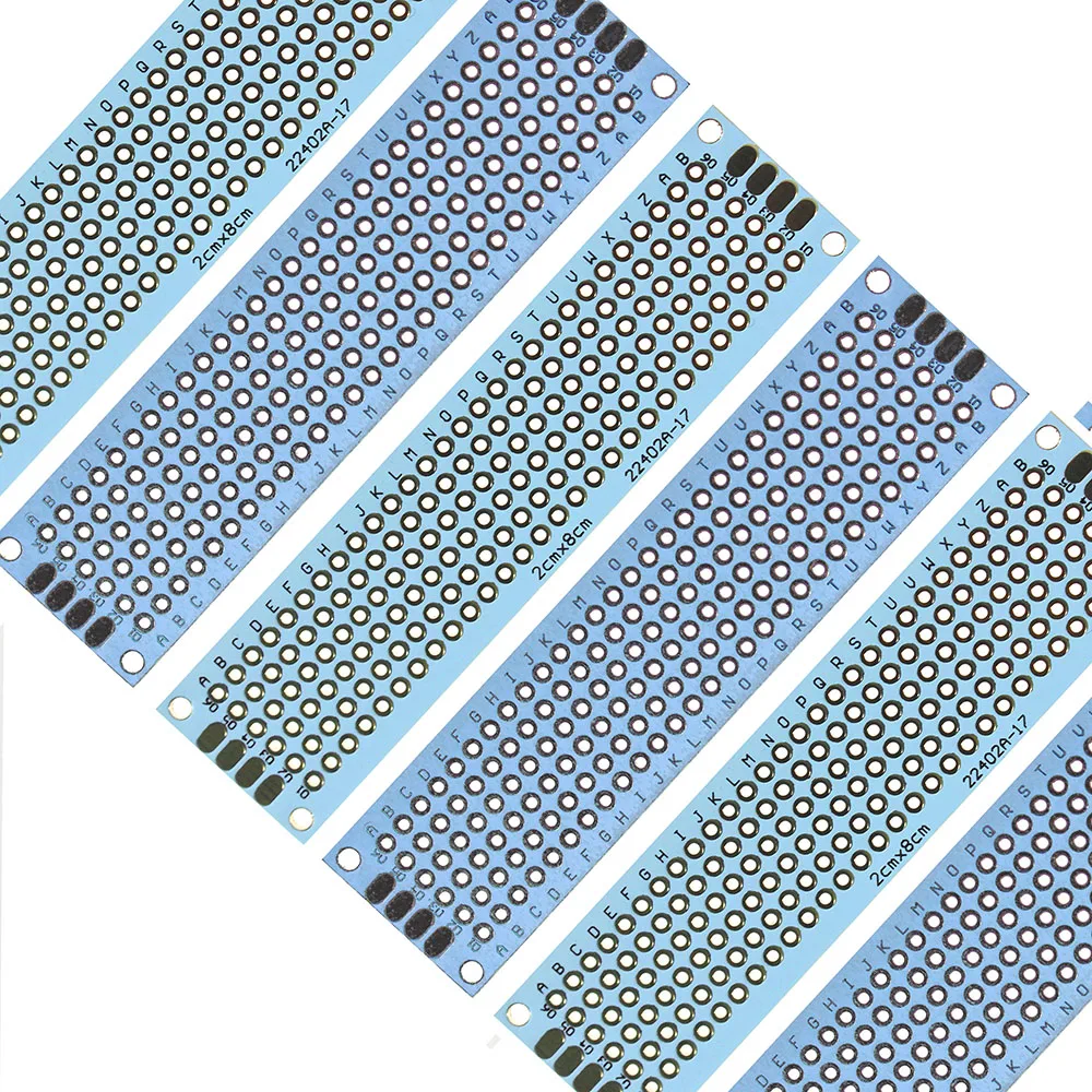 

10 шт., двухсторонняя печатная плата, 2x8 см