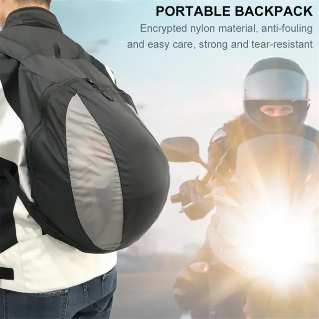 Sac Verrouillable Pour Casque Moto 30L – Tissu Oxford Imperméable, Serrure à Code 3 Chiffres