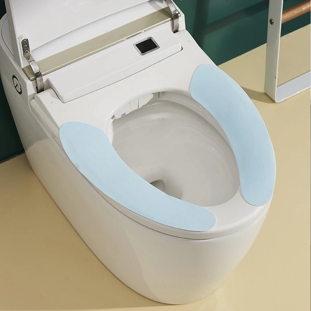 

Клейкая подкладка для унитаза, моющаяся подкладка для унитаза, летняя холодная наклейка на крышку унитаза для ванной, наклейка на крышку унитаза, нарезанная так, как вам нравится