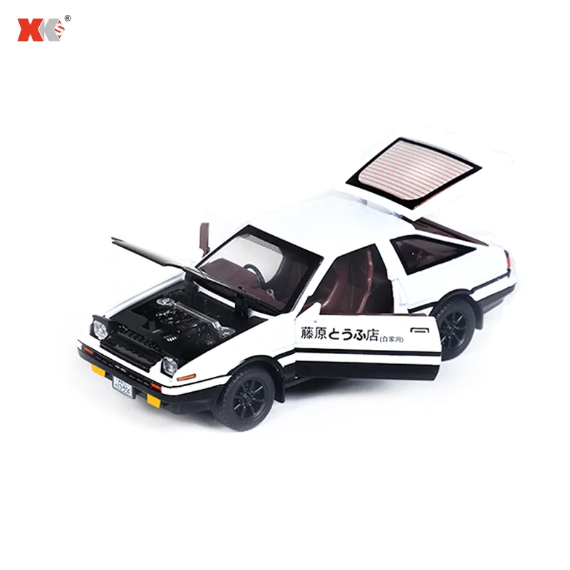 XKS Initial D AE86 Alloy Car Model 1/32 Initial D Fujiwara Tofu