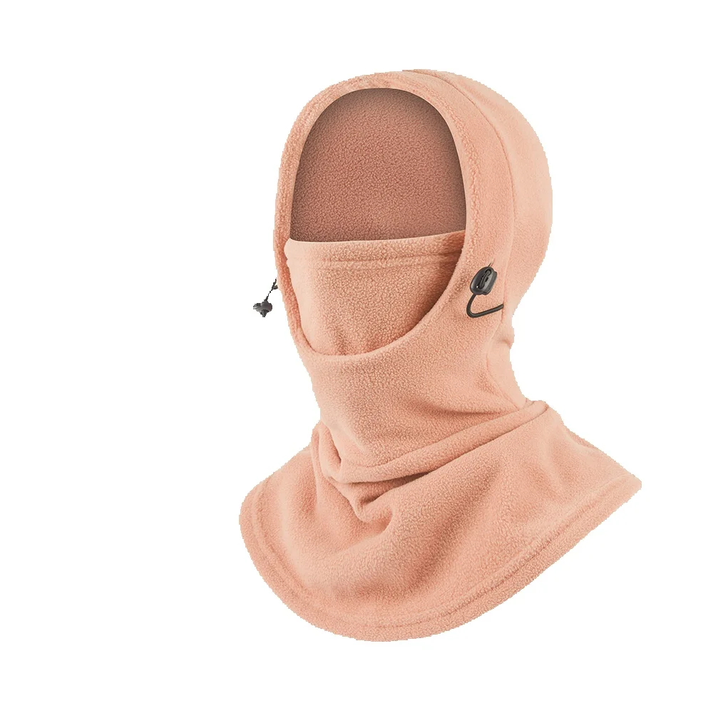 LazyZoom Ruidong Autumn Winter Warm Cycling Mask Outdoor Cold-Proof Fleece Hat Integrated Face Protection Adjustable Windproof_voghion.com