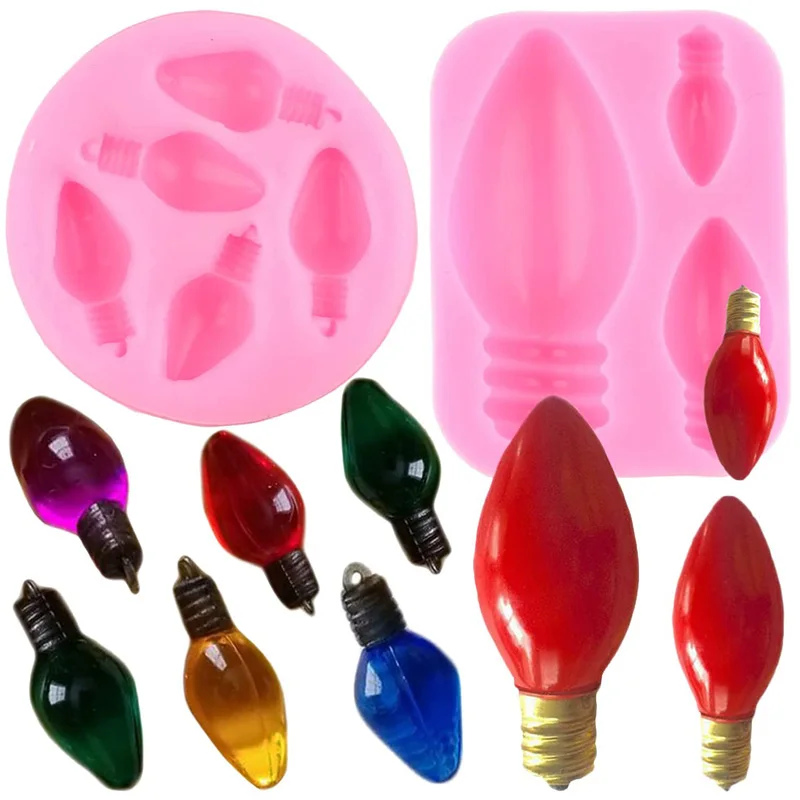 3D Light Bulb Silicone Mold – DIY Chocolate, Fondant, Candy, Cupcake, Resin, Soap, Poly... - SKU LBSM1142 - UGI Packaging