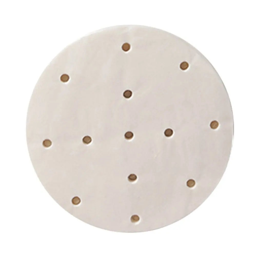 100 листов круглая бумага для готовки на пару барбекю масла печи пиццы паровой