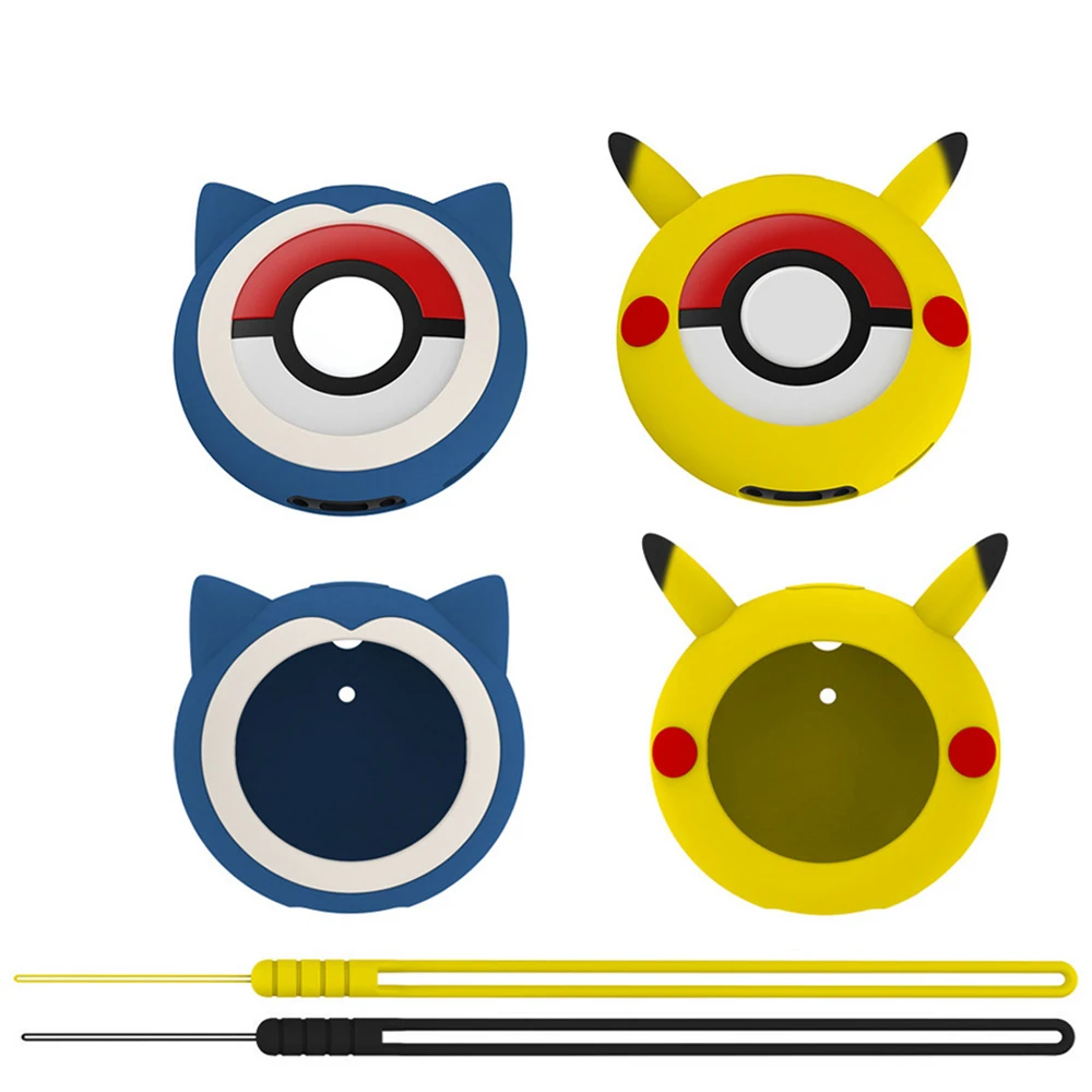 Custodia Morbida In Silicone Con Cinturino Da Polso Per Pokemon Go Plus + Custodia Protettiva Pokeball Anti-Goccia Per Pokragon Go Plus + Accessori