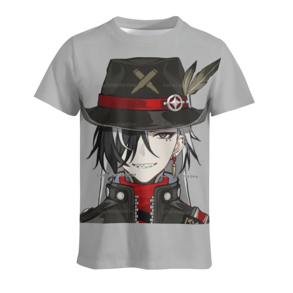 thumbnail image 1 of Camiseta de manga corta con cuello redondo y nueva camiseta de verano para hombre de Boothill, 1 of 4