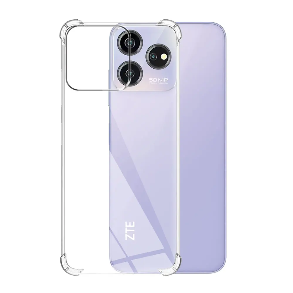 Clear Shockproof Silicone Soft Phone Case - Transparent Protective Back Cover