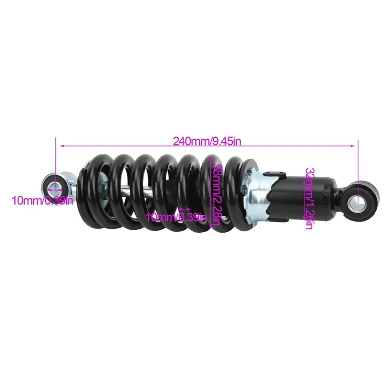 Motorcycle Shock Absorber Suspension Protection - Rear Shocker Absorbers (Non-Hydraulic)