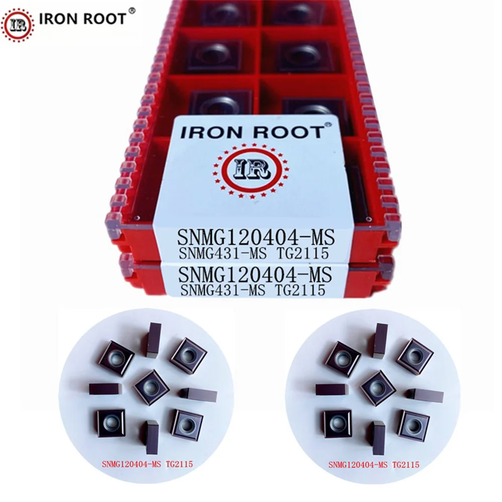 

IRON ROOT SNMG120408,SNMG120404,SNMG20412,MS,MA,EF,TG2115 CNC Lathe Turning Tool Carbide Turning Insert MSDNN MSRNR For PMK