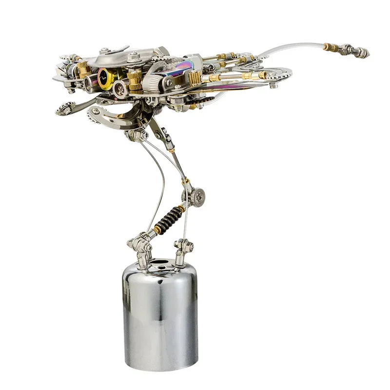 大人と子供のための3Dメカニカルマンタrayパズル,悪魔の魚,金属モデル