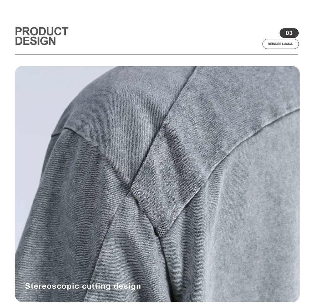 Reindee lusion 23ss 201 structural cut pure cotton t-shirt stacked structure diamond shape hem techwear gorpcore