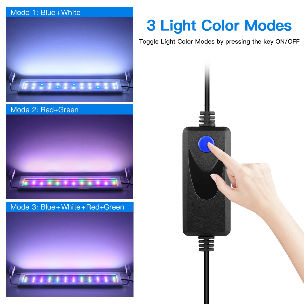 Enhanced Aquarium LED Light for Optimal Plant Growth with Energy-Saving Technology and Easy Installation