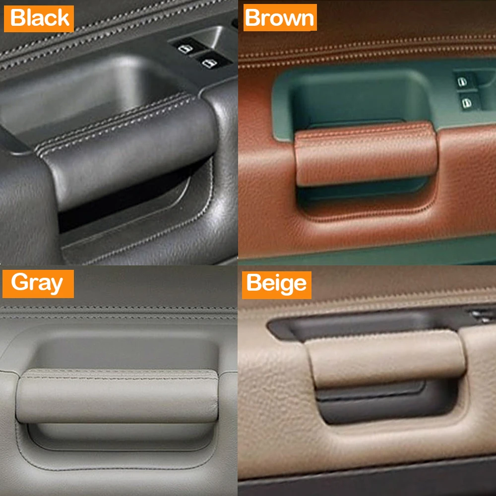 Luxurious Leather Driver Door Pull Handle