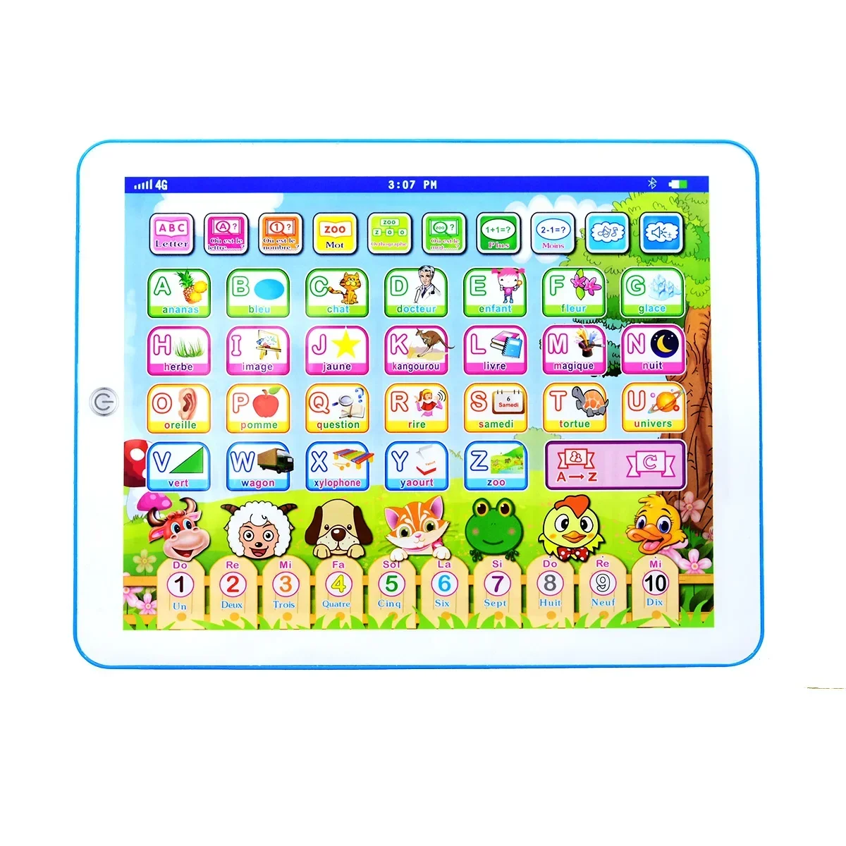 French English Learning Machine Tablet Toys Pad with Game Kids Learning Toy Laptop Learning Educational Toys for Children Gift 2