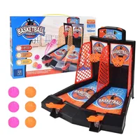 Children's Finger Catapult Table Basketball Court Two-Player Board Game Shooting Party Against Basketball Toys 1