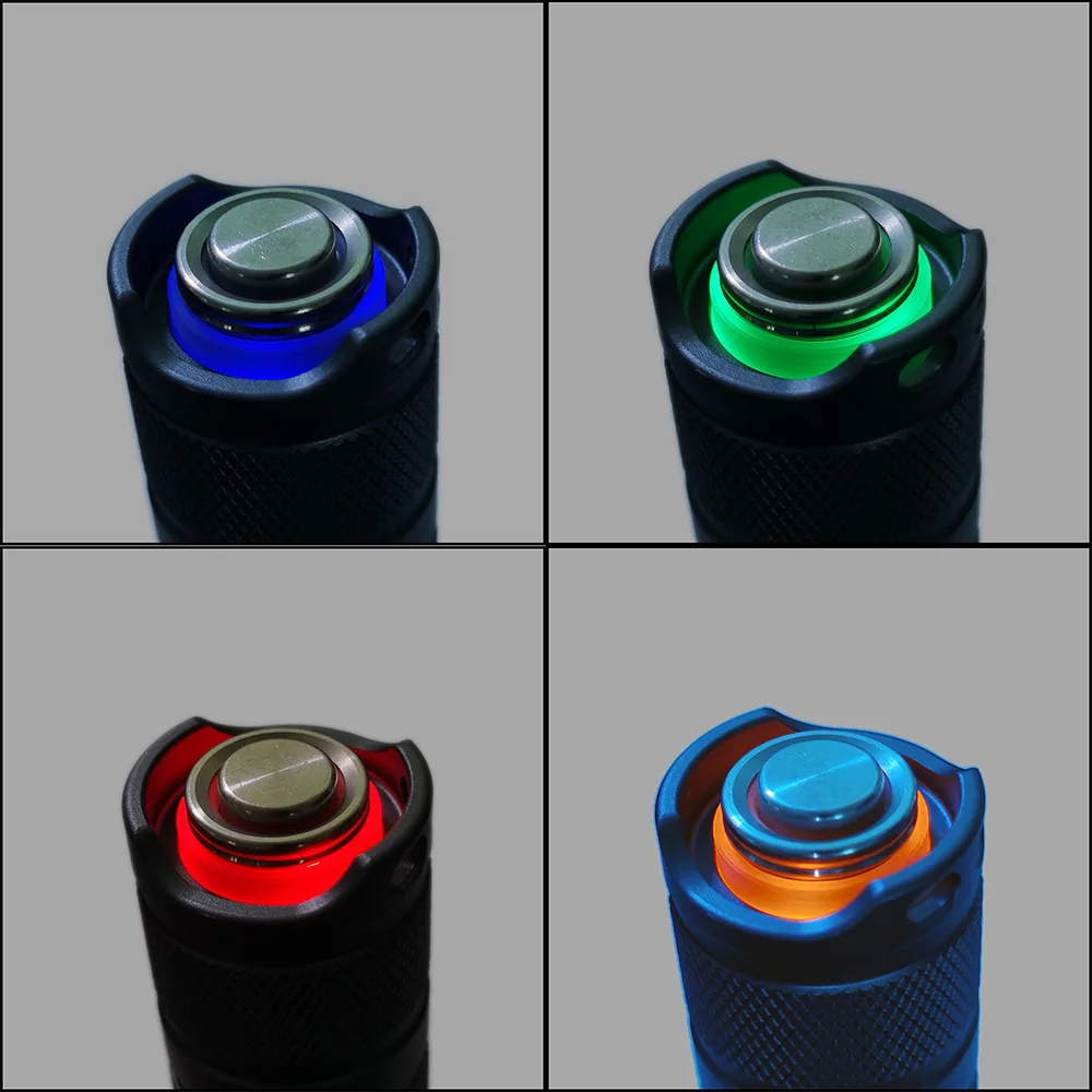 16mm Light Switch Metal Button for Replacing Silicone Buttons Suitable for (Gray and Black S2+) C8 C8+ S3 S8 S15 S21A Flashlight button light switch kit