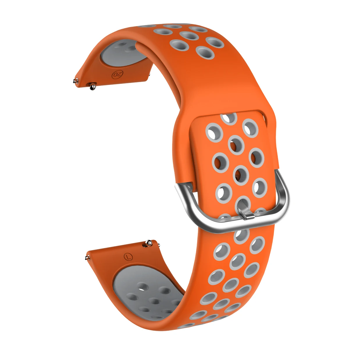 Versatile 22mm Silicone Watch Bands - Universal Fit for Multiple Smartwatches