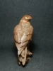 CULTUER ART Japanese boxwood hand carved vivid eagle Figure statue netsuke collectable gift 4