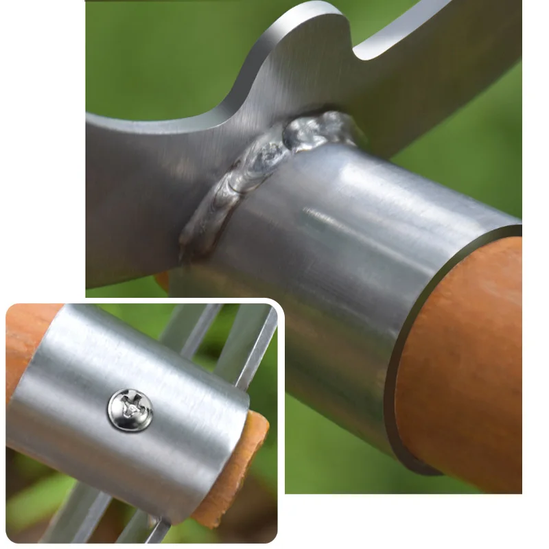 Stainless steel hoe farm plowing equipment, garden weed removal tools, agricultural hoes, garden tools